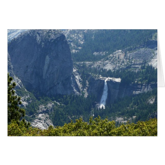 Cartão Nevada Falls pela Panorama Trail (Frente Horizontal)