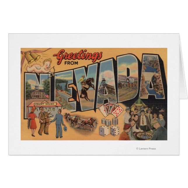 Cartão NevadaLarge - Letra ScenesNevada (Frente Horizontal)