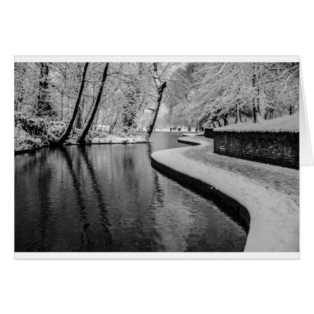 Cartão neve (Frente Horizontal)