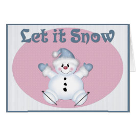 Cartão Neve, Deixe Neve, Placa 2