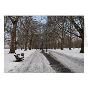 Cartão Neve em Hyde Park