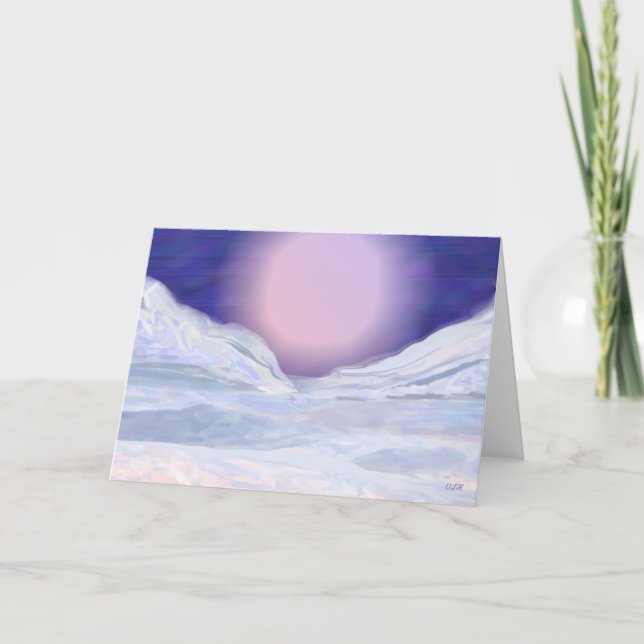 Cartão Neve Intocada (Frente)