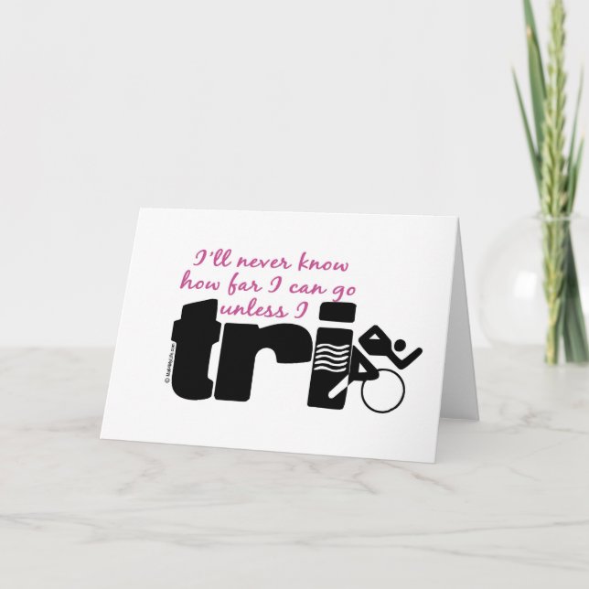 Cartão Never Know Unless I TrI - Script (Frente)
