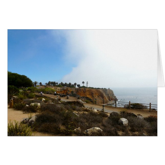 Cartão Nevoeiro em San Pedro (Frente Horizontal)