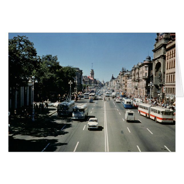 Cartão Nevsky Prospekt (Frente Horizontal)
