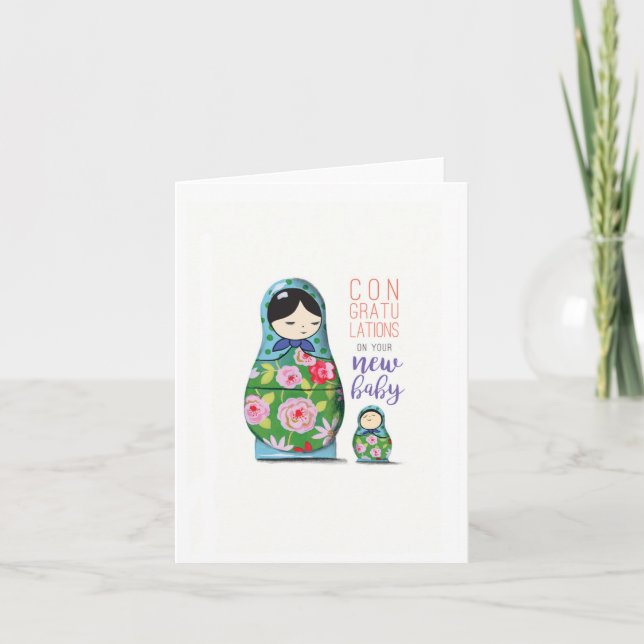Cartão New Baby Congratulations Card (Frente)