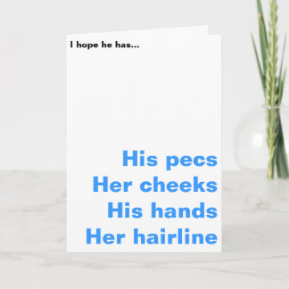 Cartão New Baby Funny Card - Boy