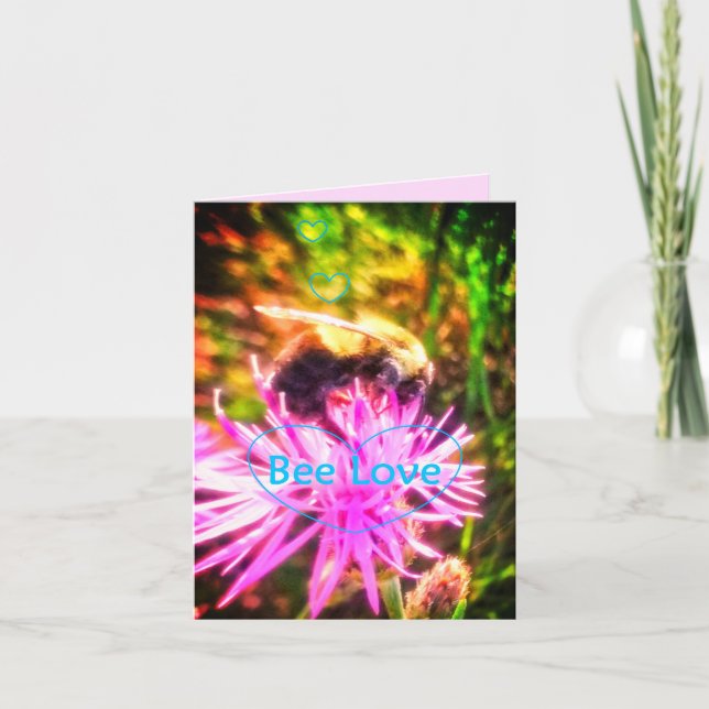 CARTÃO NEW BEE LOVE GREETING CARD (Frente)
