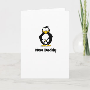 Cartão new daddy penguin