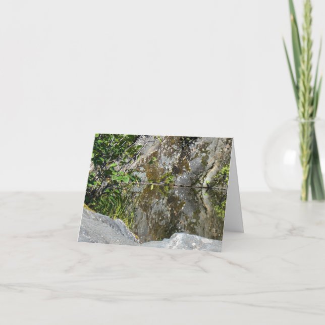 Cartão New Day Gardens Notecard- Reflecting Pool (Frente)