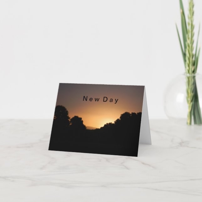 Cartão New Day-Note Card! (Frente)