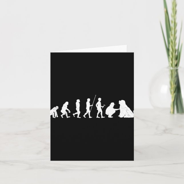 Cartão New Foundland Shirt Men Women New Foundland Dog Mo (Frente)