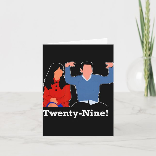 Cartão New Girl 29 I'm Feelin' Twenty Nine Happy Birthday (Frente)