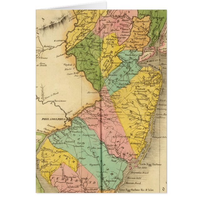 Cartão New Jersey EUA (Frente)