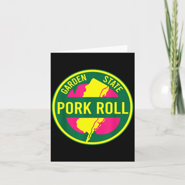 Cartão New Jersey Rk Roll Nj Garden State Parkway Sign Gr (Frente)