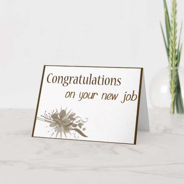 Cartão New Job (Frente)