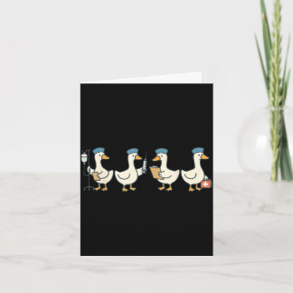 Cartão New nurse graduation goose school nursing