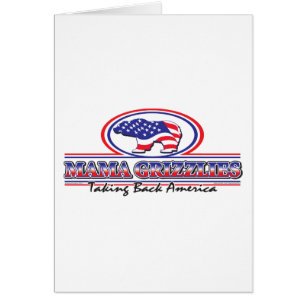 Cartão NEW-Patriotic-Grizzly