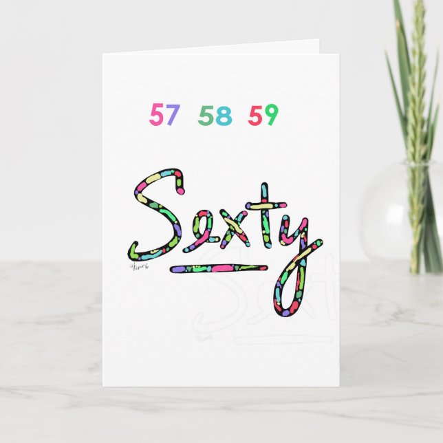 Cartão NEW Sexty Psychadelic Birthday CARD! (Frente)