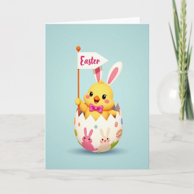Cartão New Springtime Friend Easter Card (Frente)