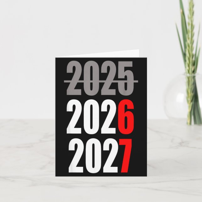 Cartão New Year 2026 Funny 67 New Year's Eve Party  (Frente)