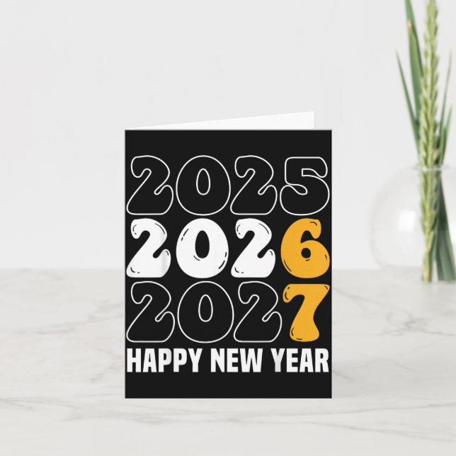 Cartão New Year 2026 Shirt Funny 67 Meme Six Seven  (Frente)