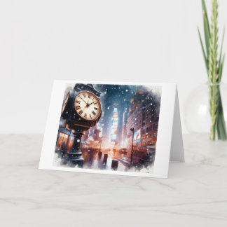 Cartão New Year Eve In New York,