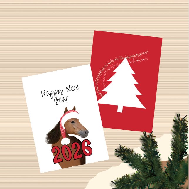 Cartão New Year horse (Criador carregado)