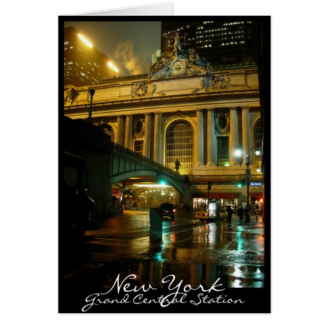 Cartão New York Card Cityscape New York Souvenir C (Frente)
