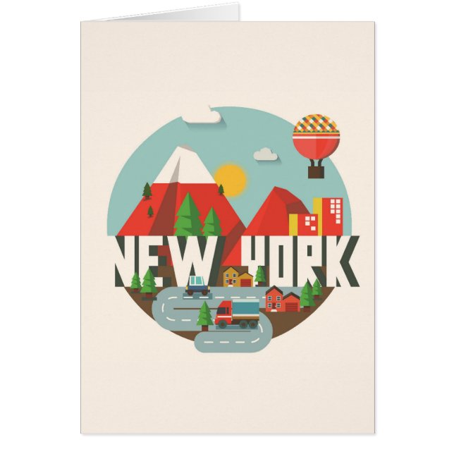 Cartão New York no design (Frente)