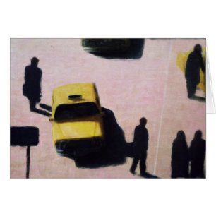 Cartão New York Taxis 1990