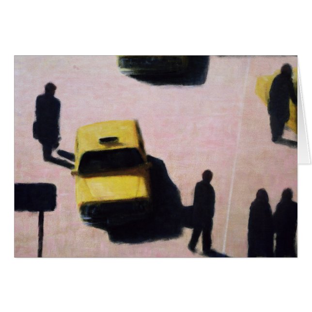 Cartão New York Taxis 1990 (Frente Horizontal)