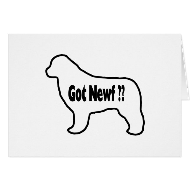 Cartão Newf obtido (Frente Horizontal)