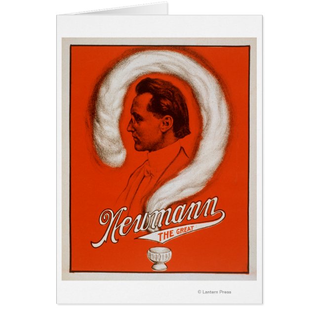 Cartão Newmann, o Excelente mágico do Poster nº 1 (Frente)