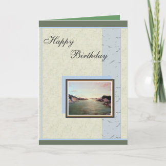 Cartão Newport Seascape Ocean Birthday Greeting Card