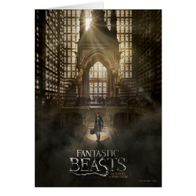 Cartão NEWT SCAMANDER™ na sede do MACUSA™ (Frente)