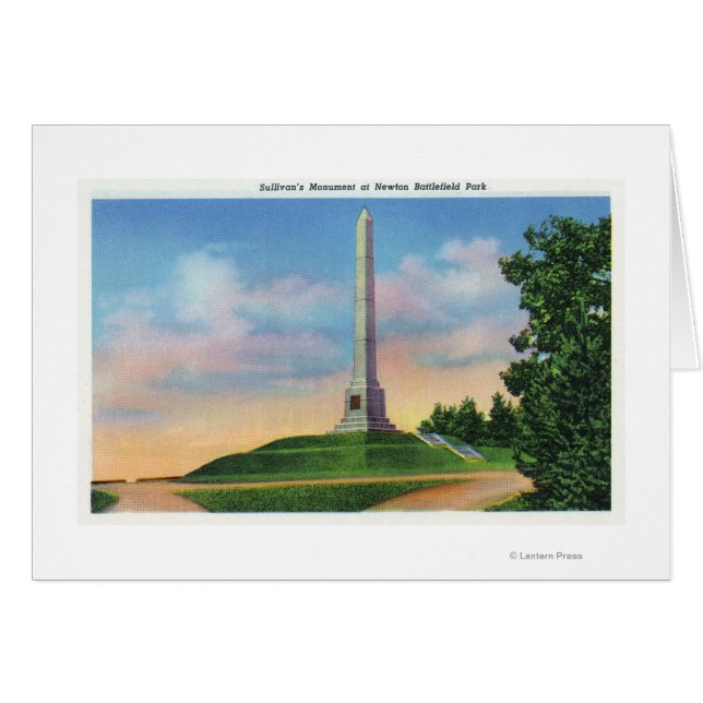 Cartão Newton Battlefield Park View (Frente Horizontal)