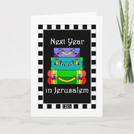Cartão Next Year In Jerusalem greeting card