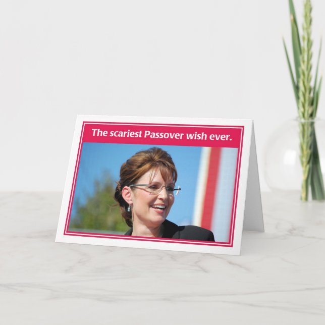 Cartão Next Year in Palinstine Funny Passover Card (Frente)