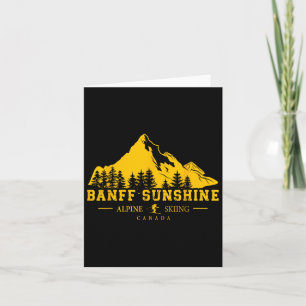 Cartão Nff Sunshine Canadá Resort Esqui Alpino