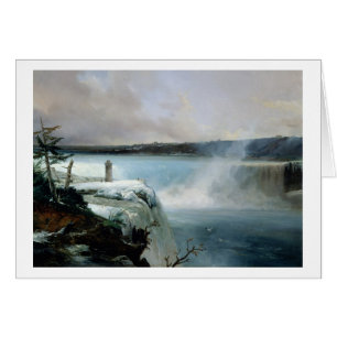 Cartão Niagara Falls, c.1837-40 (óleo em canvas)