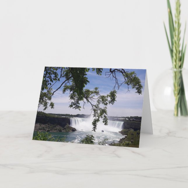 Cartão Niagara Falls Canada Blank Card (Frente)