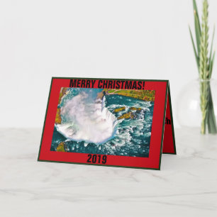 Cartão Niagara Falls Christmas Card