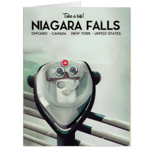 Cartão Niagara Falls - EUA - Canadá - poster de Viagens