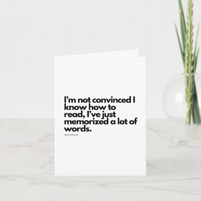 Cartão Nick Miller Cote (Frente)