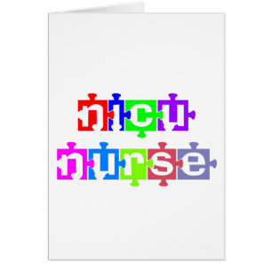 CARTÃO NICU NURSE QUEBRA-CABEÇA PIECE