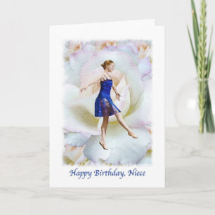 Cartão Niece's Birthday Card with Ballet Dancer