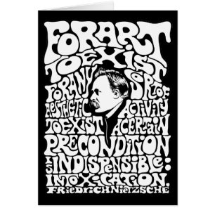 Cartão Nietzsche - arte