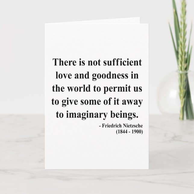 Cartão Nietzsche Quote 7a (Frente)