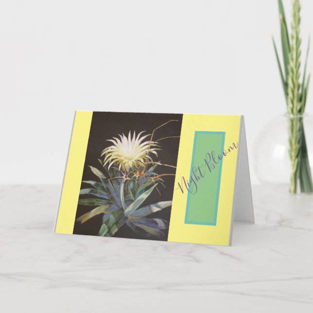 Cartão ''Night Bloom'' de Bruce Tunis (Frente)